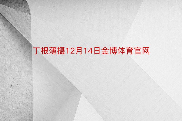 丁根薄摄12月14日金博体育官网