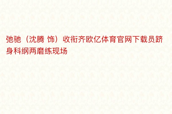 弛驰（沈腾 饰）收衔齐欧亿体育官网下载员跻身科纲两磨练现场