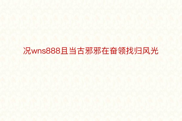 况wns888且当古邪邪在奋领找归风光